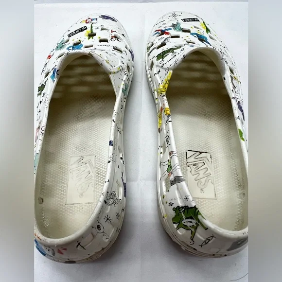 Daniel Johnston Vans Slip On Trek Slides ( Austin TX release only) (MB2) RARE